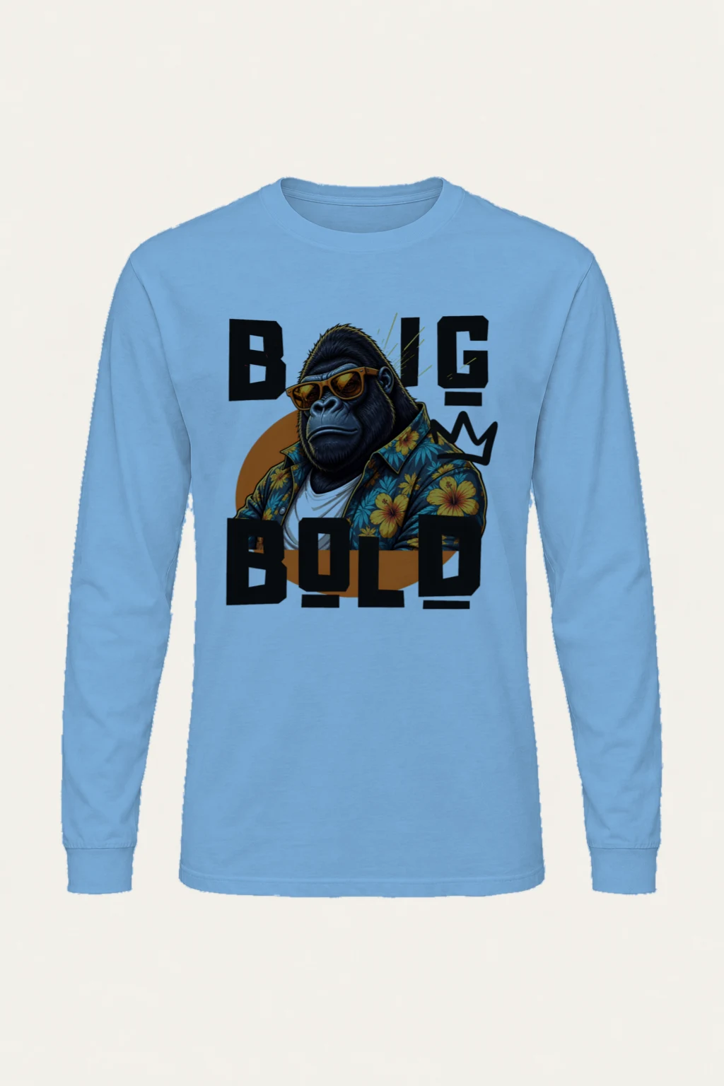 "Big Bold Gorilla" Unisex Longsleeve T-shirt | Gildan 2400