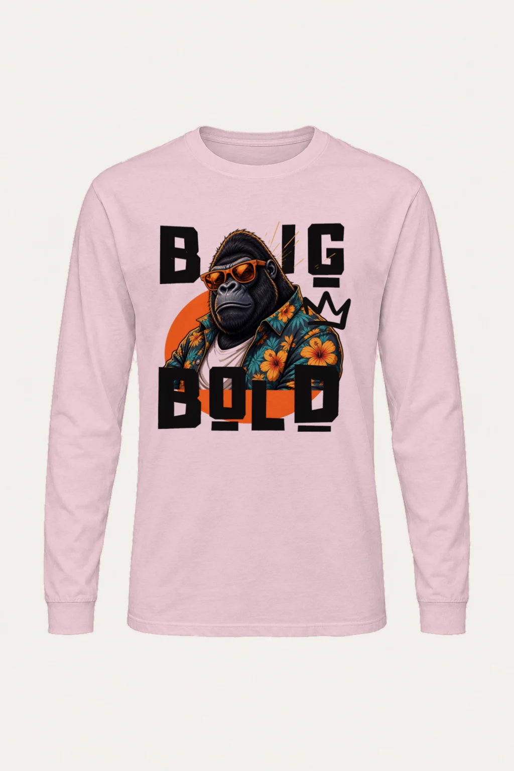 "Big Bold Gorilla" Unisex Longsleeve T-shirt | Gildan 2400