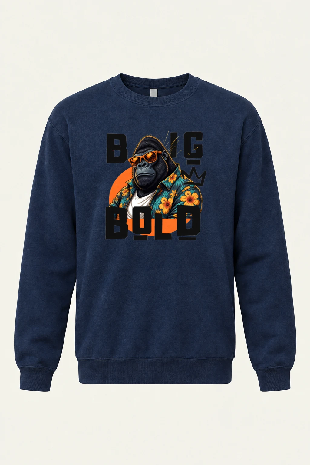 "Big Bold Gorilla" Unisex Sponge Fleece Crewneck Sweatshirt | Bella + Canvas 3901