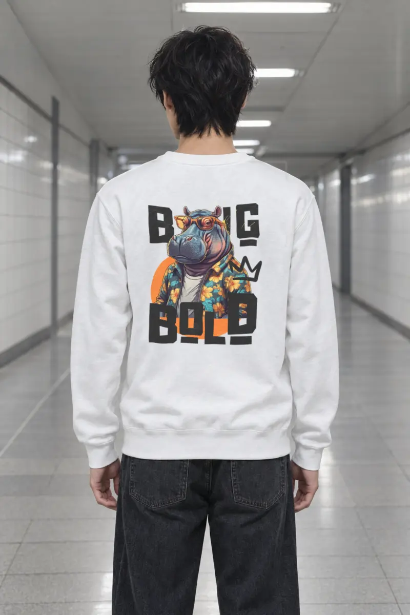 "Big Bold" Heavy Blend Unisex Crewneck Sweatshirt