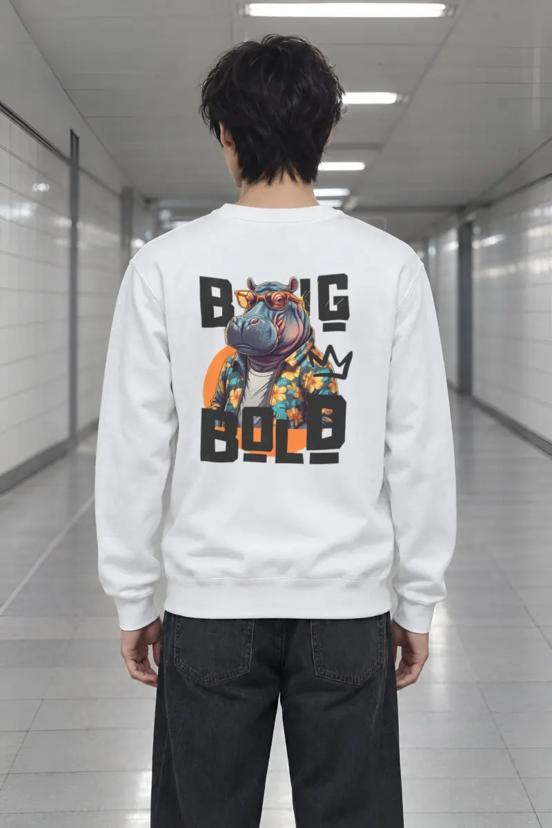 "Big Bold" Heavy Blend Unisex Crewneck Sweatshirt