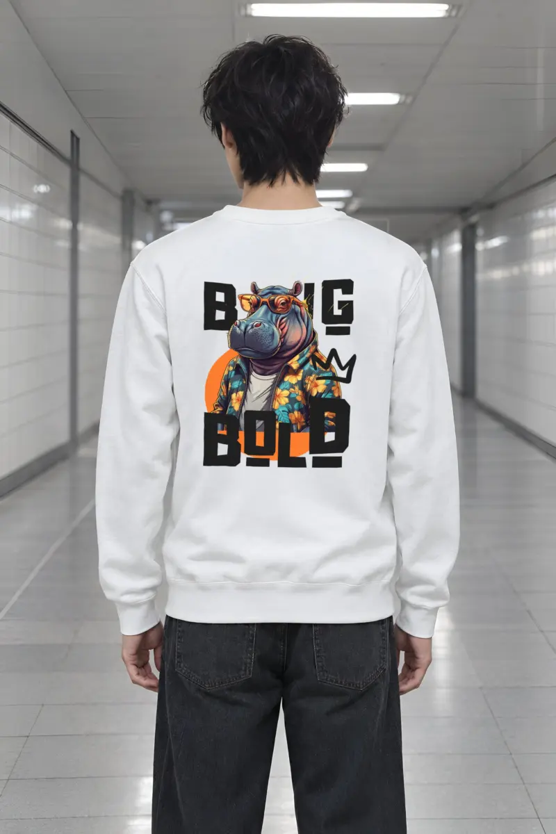 "Big Bold" Heavy Blend Unisex Crewneck Sweatshirt