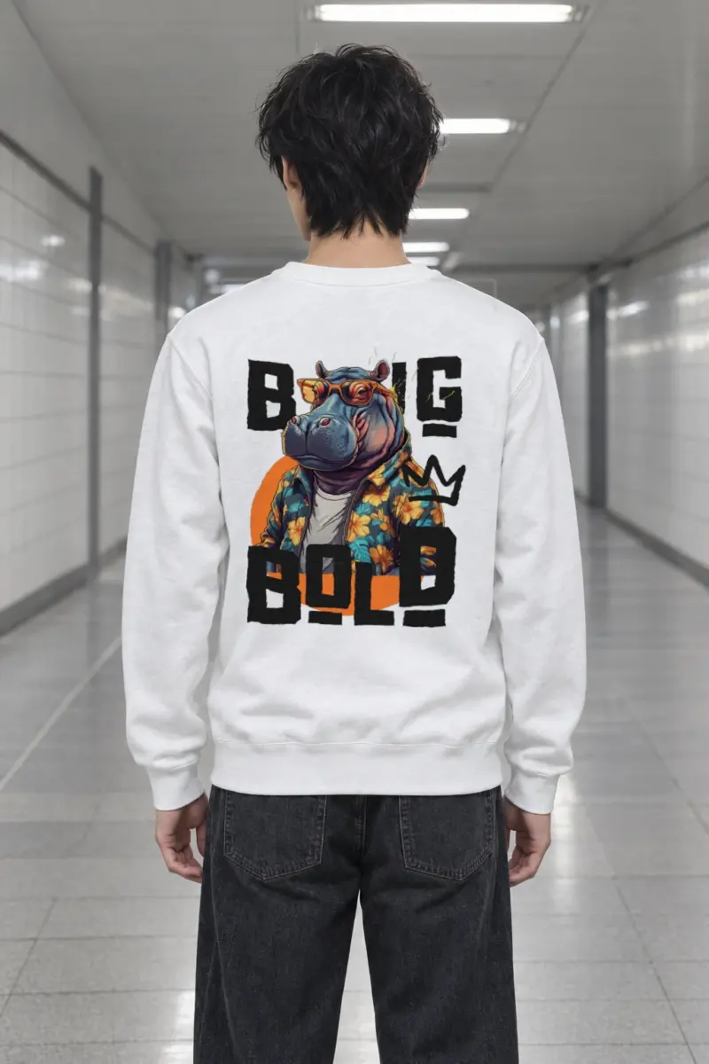 "Big Bold" Heavy Blend Unisex Crewneck Sweatshirt