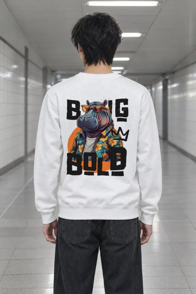"Big Bold" Heavy Blend Unisex Crewneck Sweatshirt