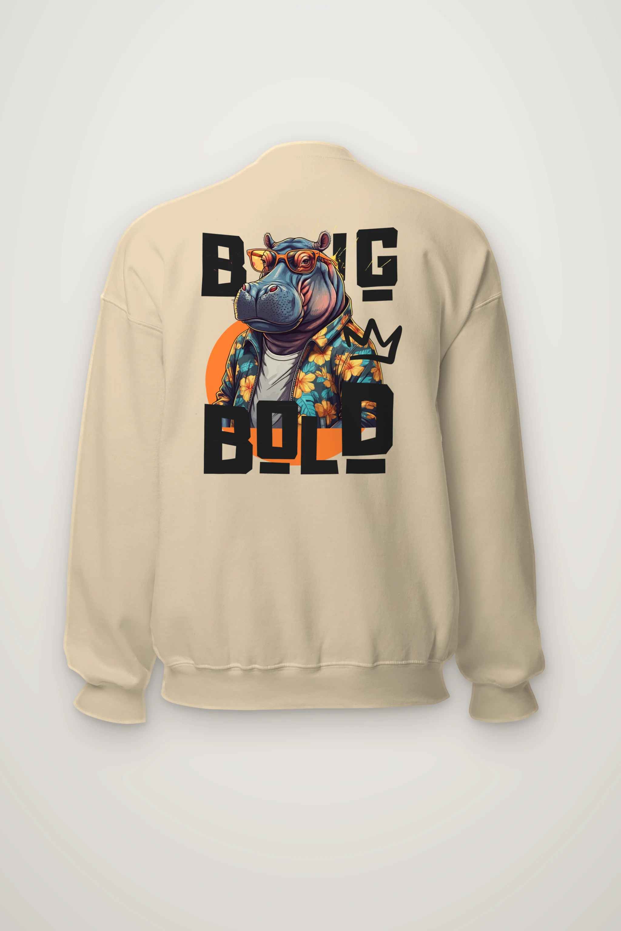 "Big Bold" Heavy Blend Unisex Crewneck Sweatshirt