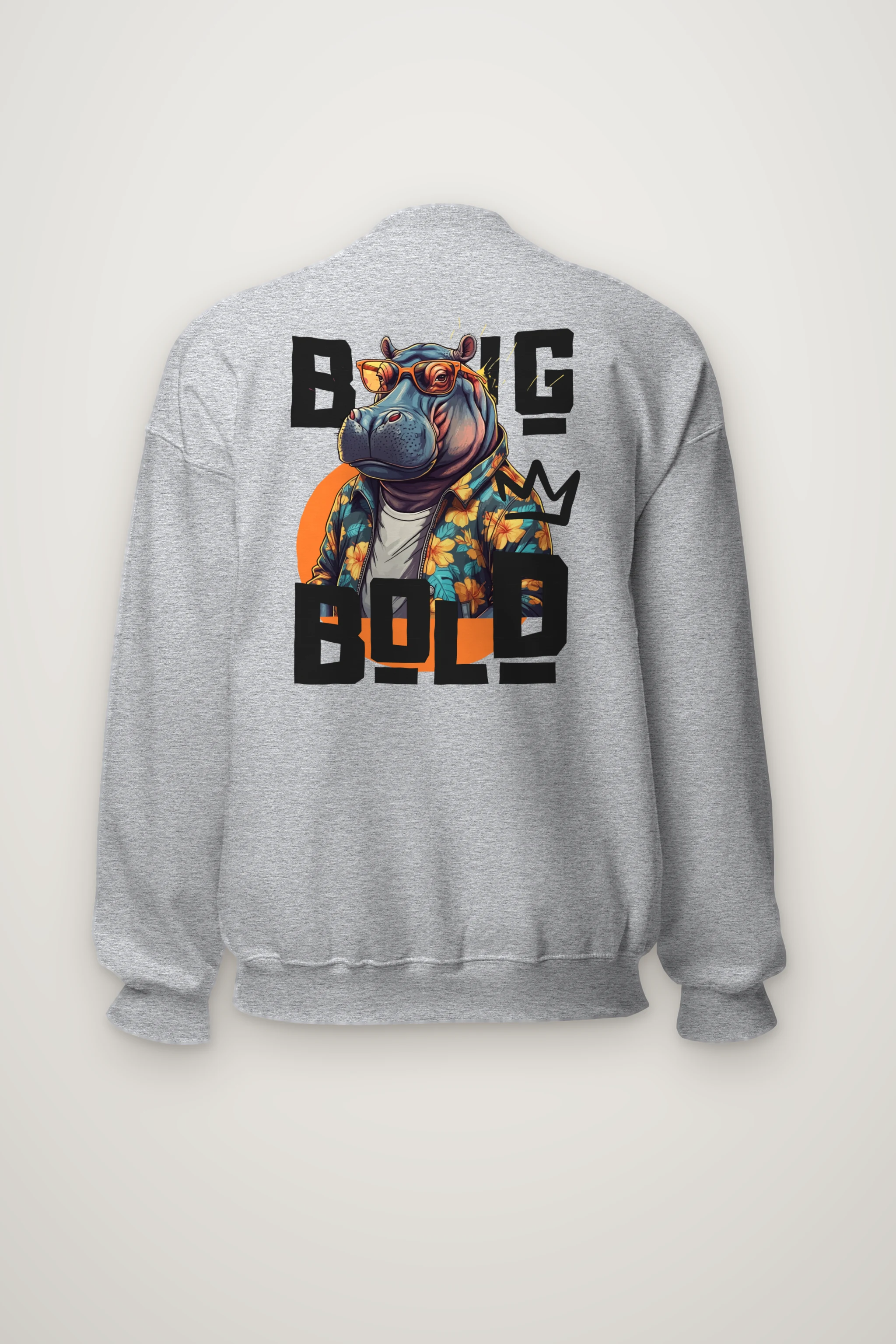 "Big Bold" Heavy Blend Unisex Crewneck Sweatshirt