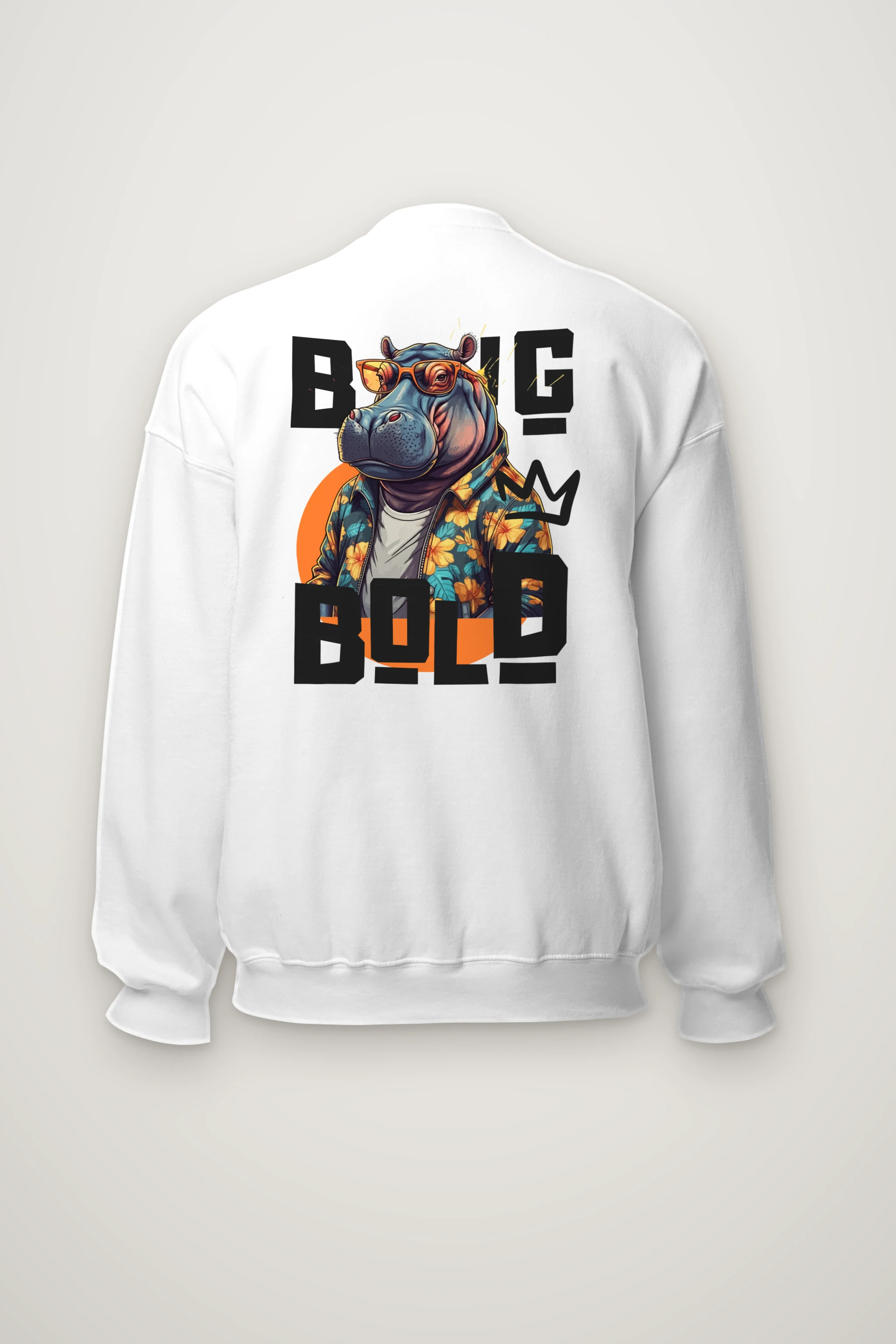 "Big Bold" Heavy Blend Unisex Crewneck Sweatshirt