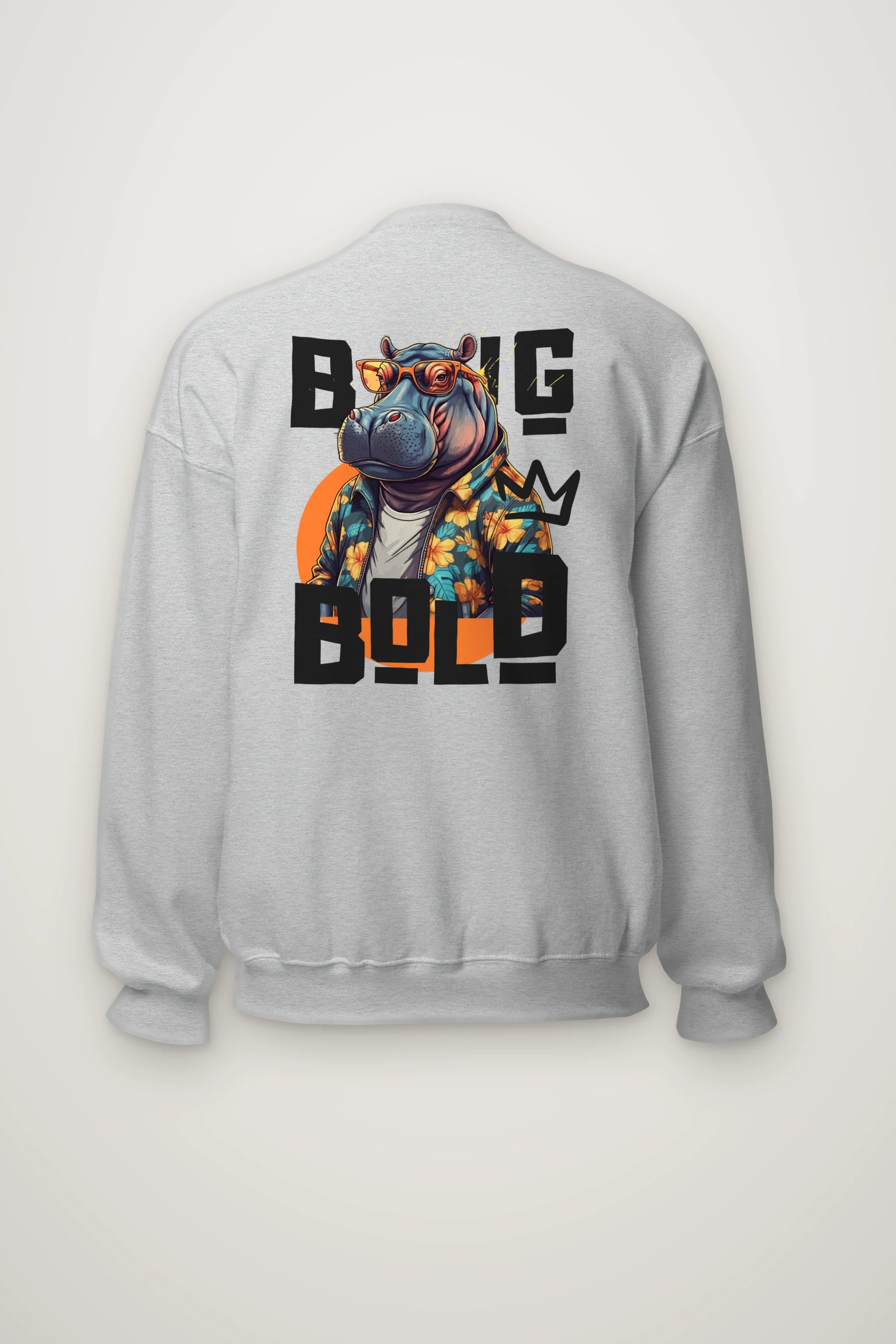 "Big Bold" Heavy Blend Unisex Crewneck Sweatshirt