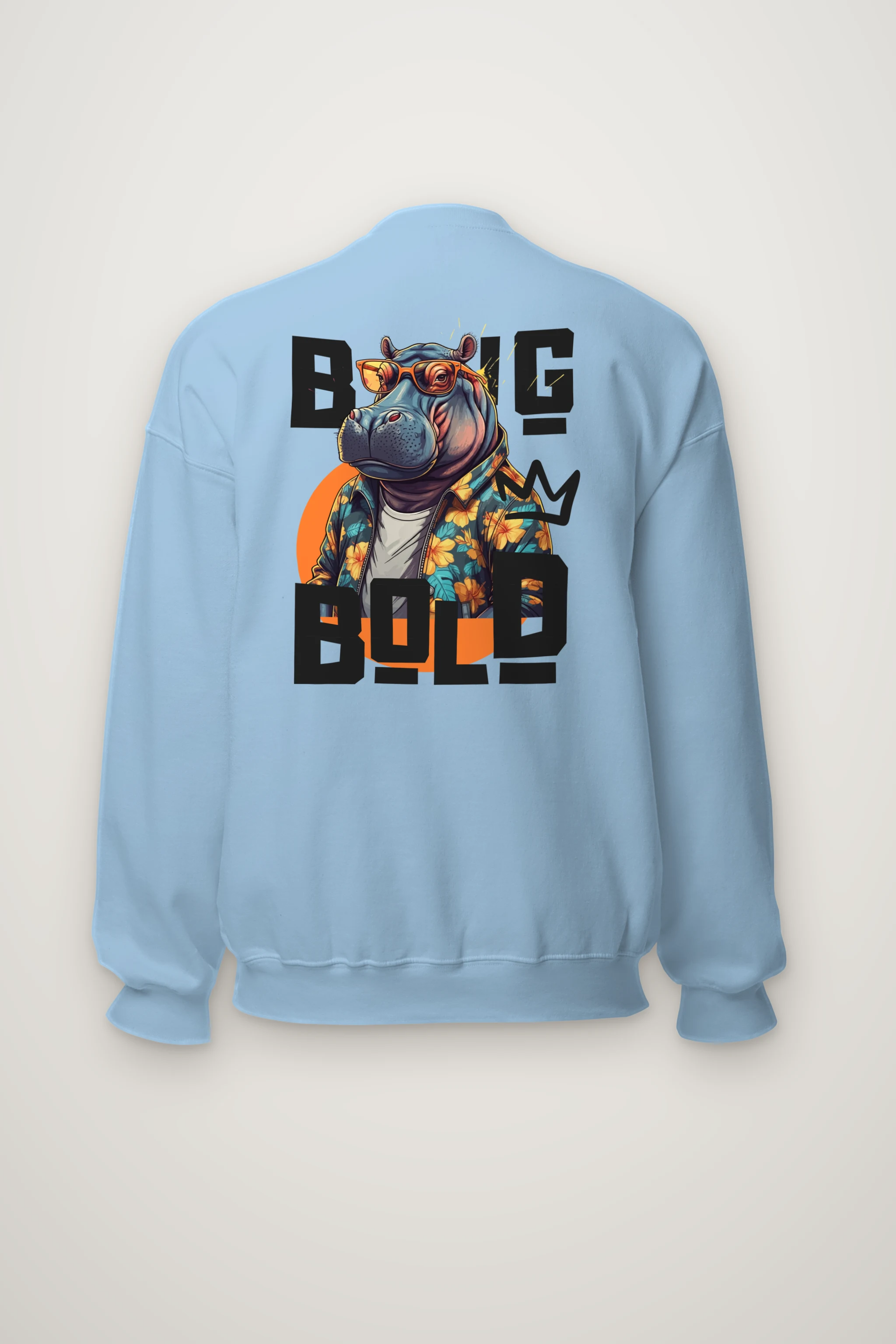 "Big Bold" Heavy Blend Unisex Crewneck Sweatshirt