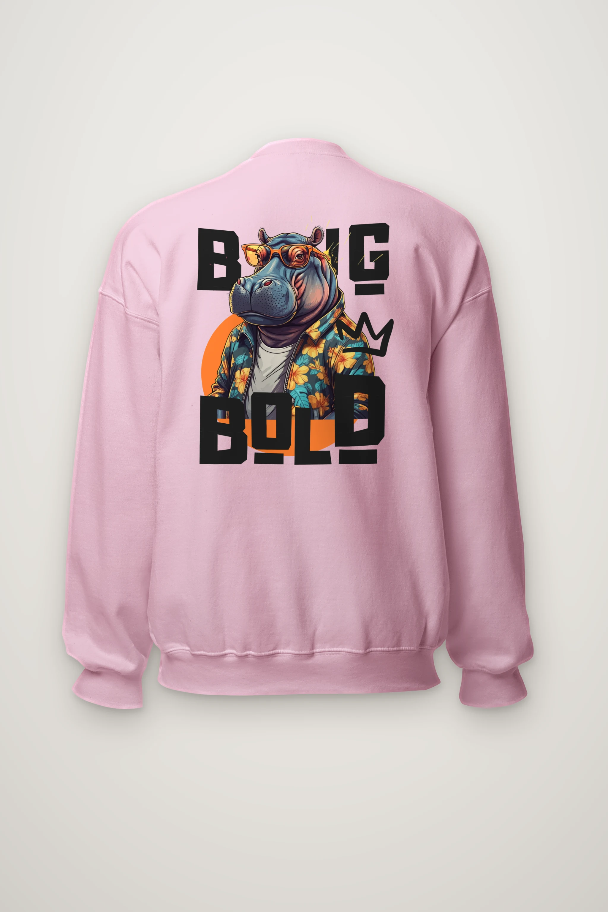 "Big Bold" Heavy Blend Unisex Crewneck Sweatshirt