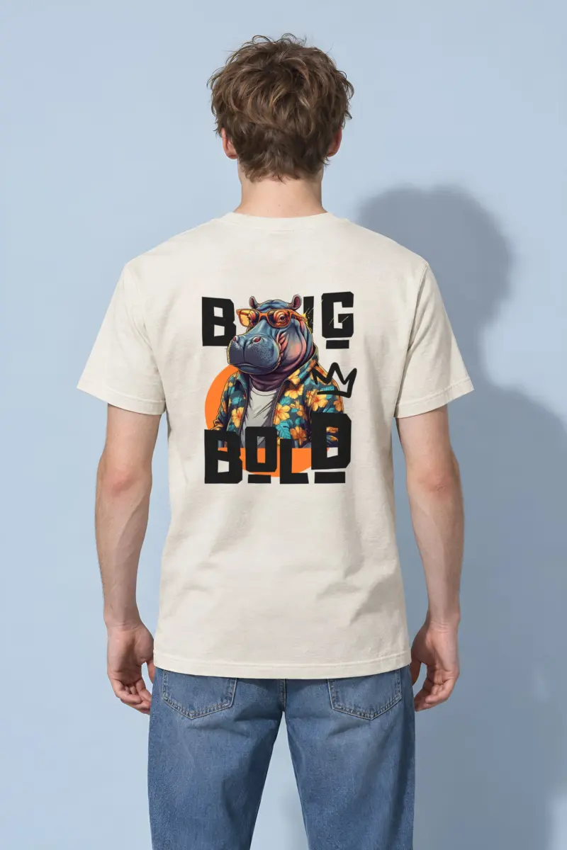 "Big Bold" Heavyweight Unisex Crewneck T-shirt