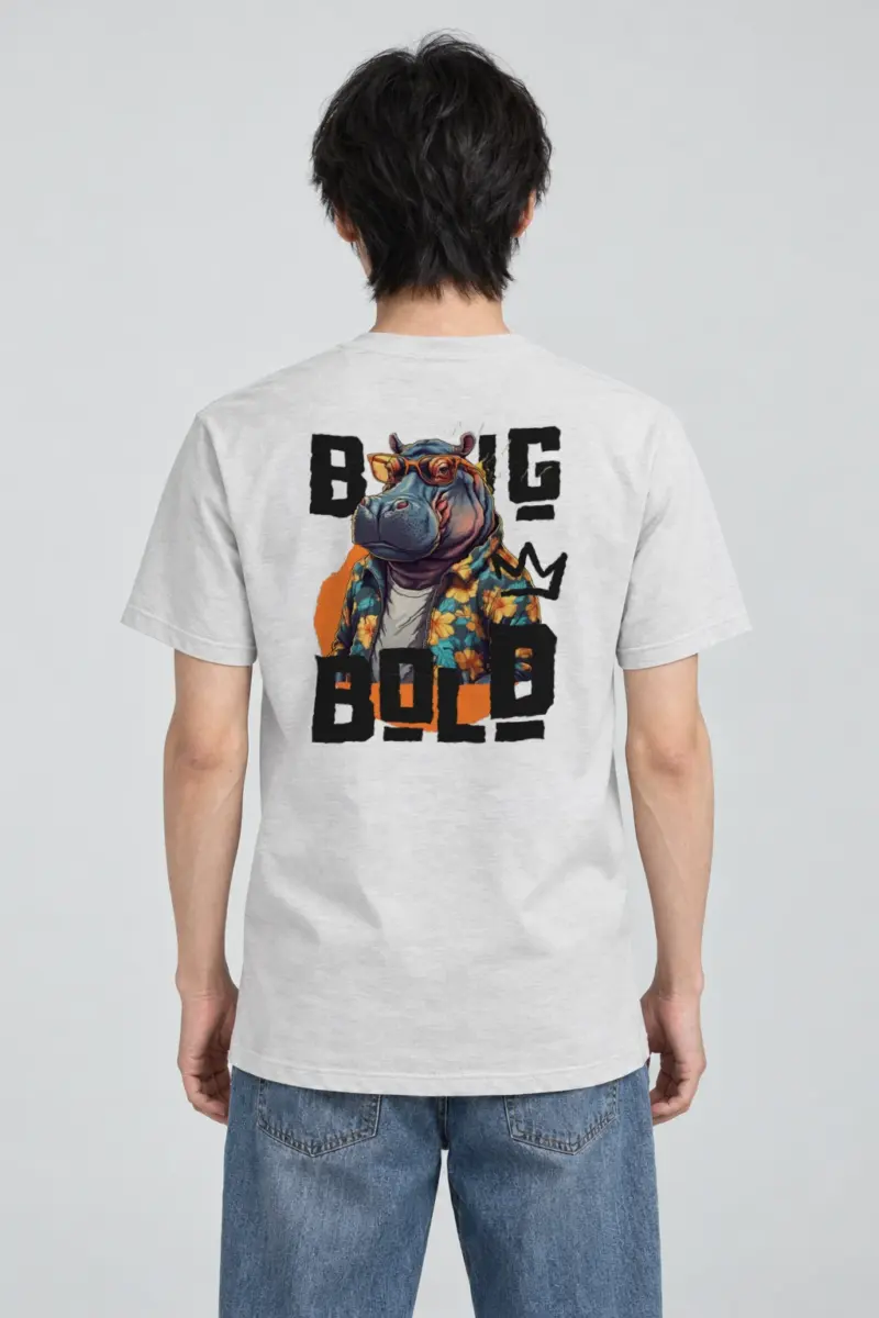 "Big Bold" Heavyweight Unisex Crewneck T-shirt