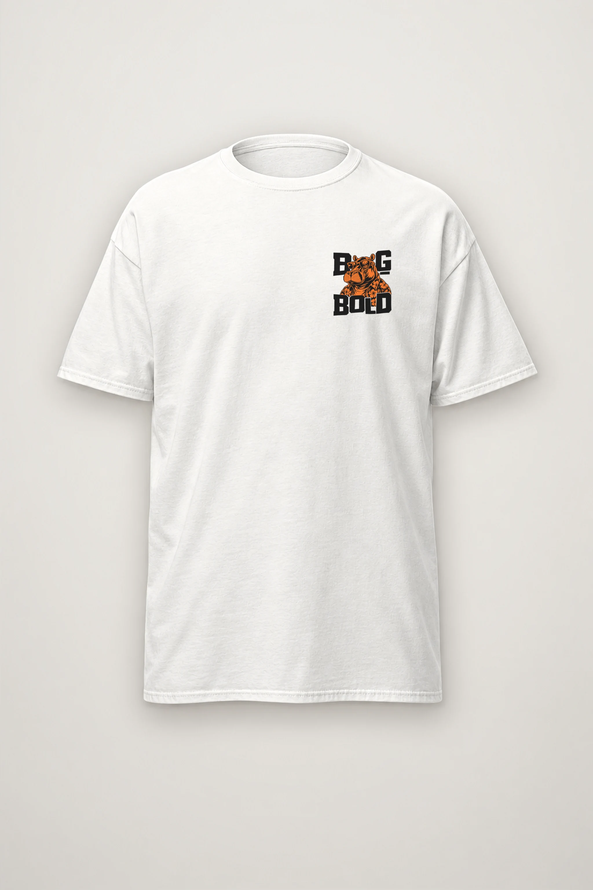 "Big Bold" Heavyweight Unisex Crewneck T-shirt