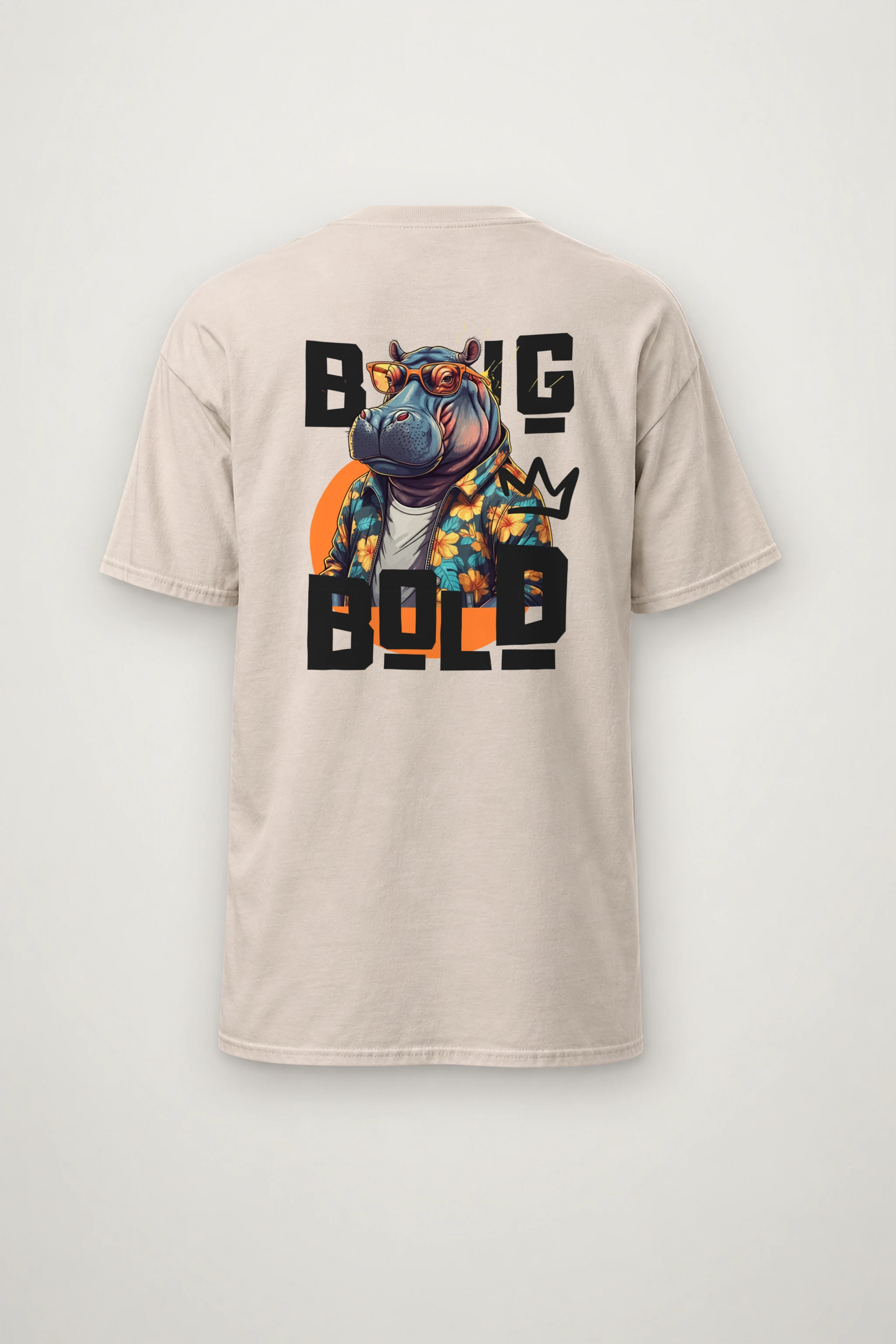 "Big Bold" Heavyweight Unisex Crewneck T-shirt