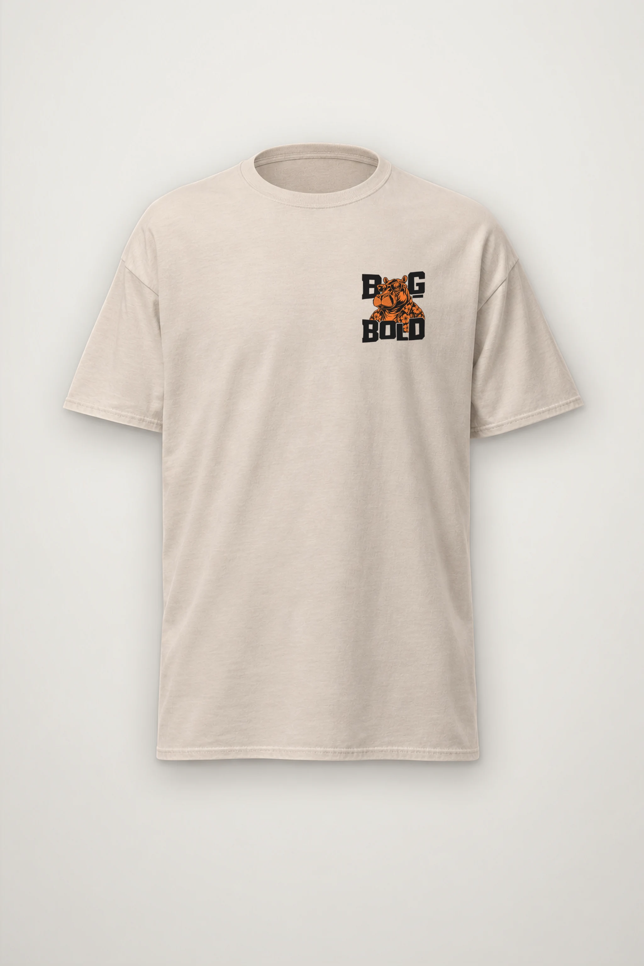 "Big Bold" Heavyweight Unisex Crewneck T-shirt