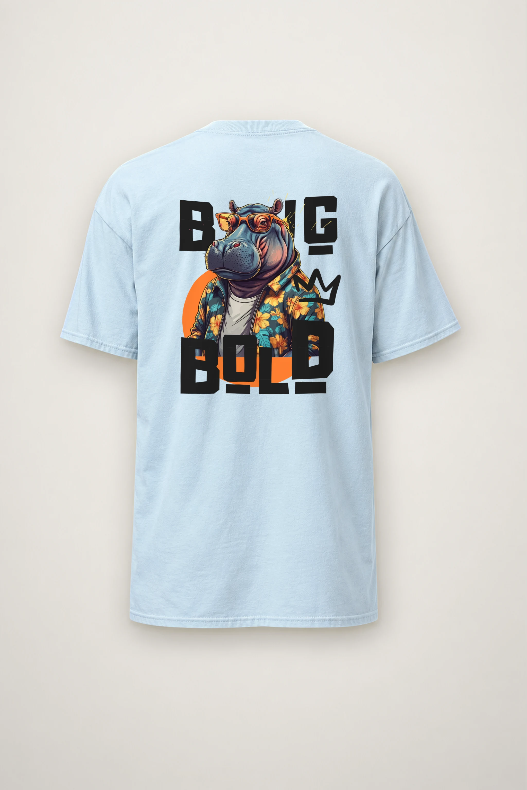 "Big Bold" Heavyweight Unisex Crewneck T-shirt