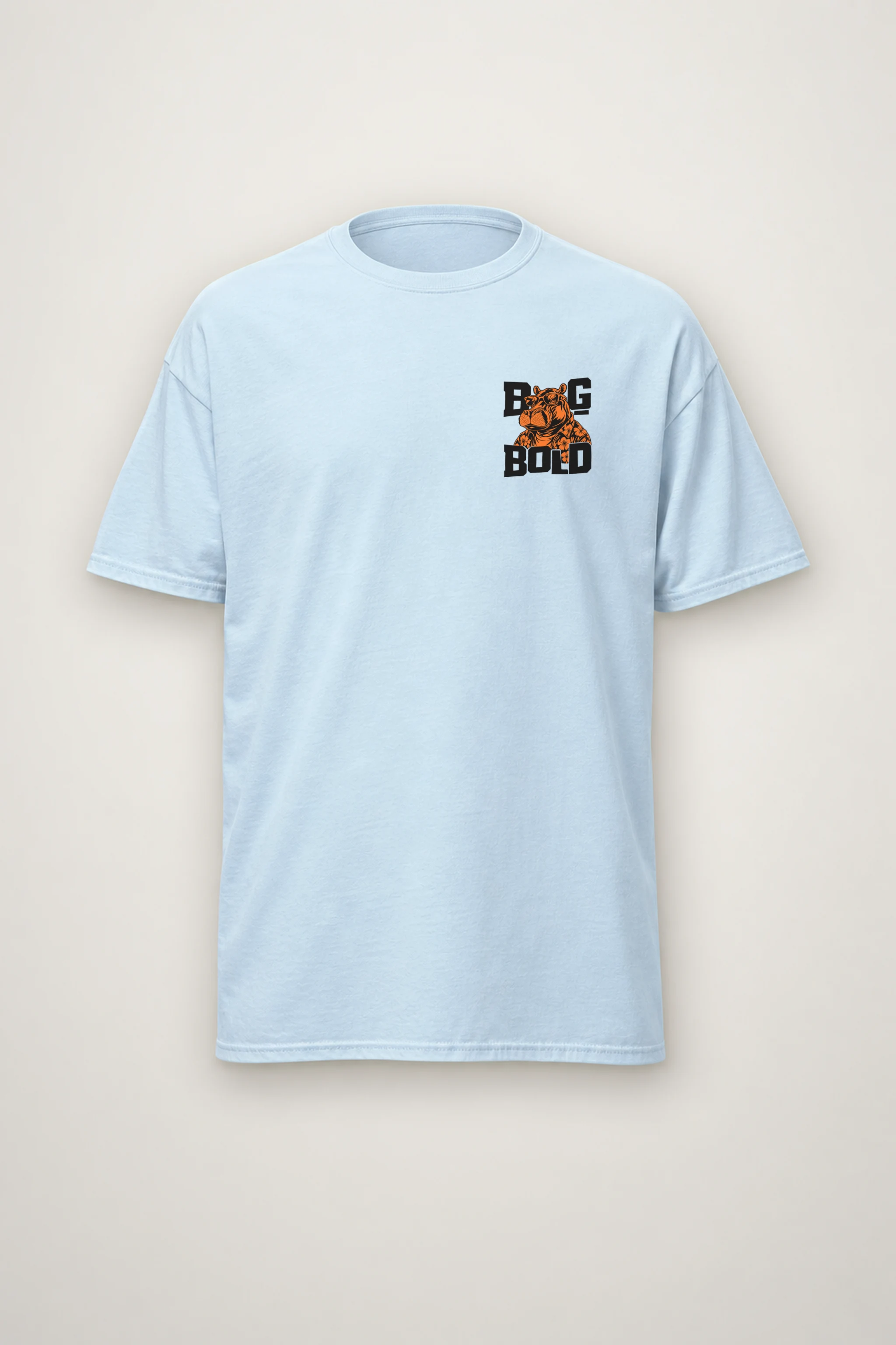 "Big Bold" Heavyweight Unisex Crewneck T-shirt