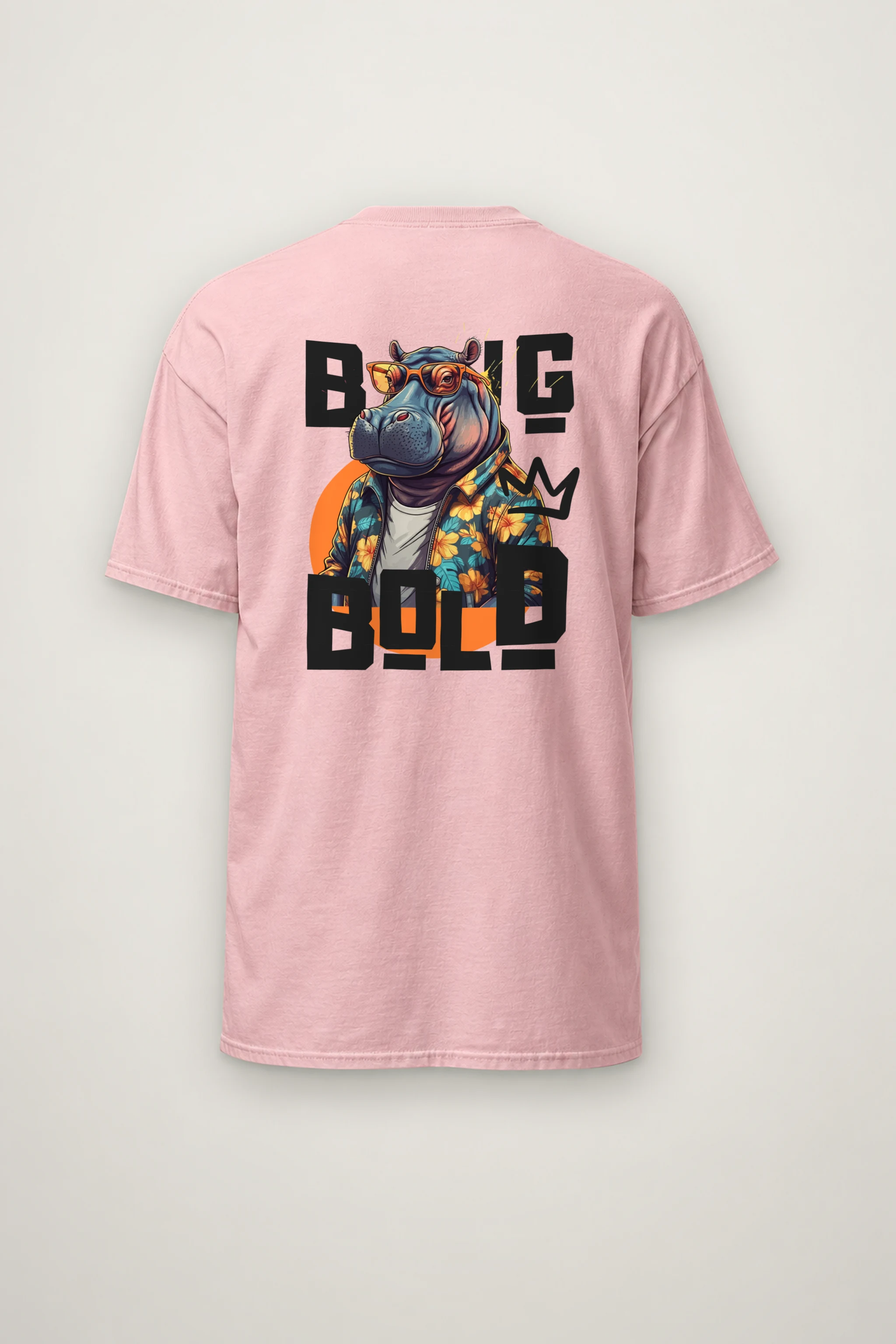 "Big Bold" Heavyweight Unisex Crewneck T-shirt
