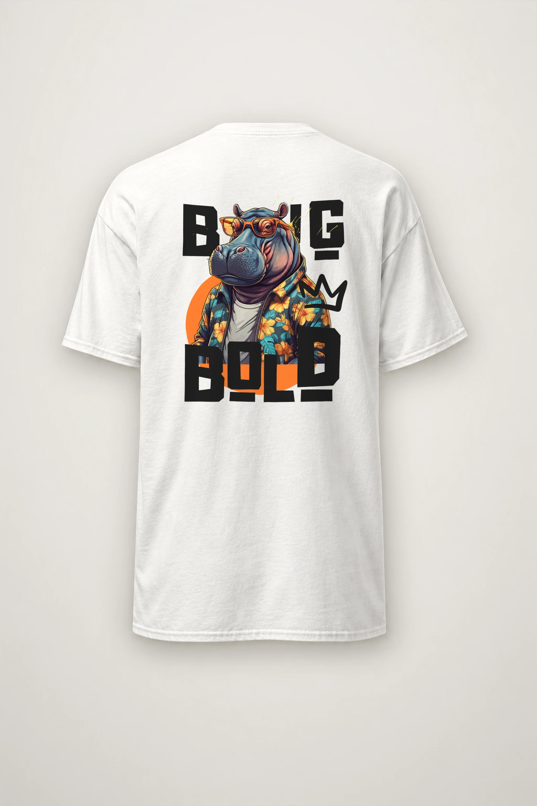 "Big Bold" Heavyweight Unisex Crewneck T-shirt