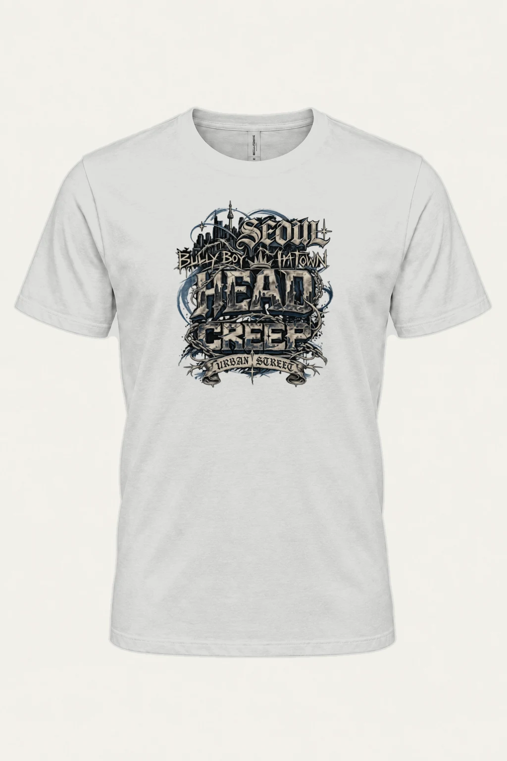 "Big Boy Town" Heavyweight Unisex Crewneck T-shirt | Gildan 5000