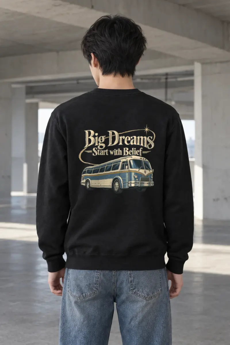 "Big Dreams Start With Belief" Heavy Blend Unisex Crewneck Sweatshirt