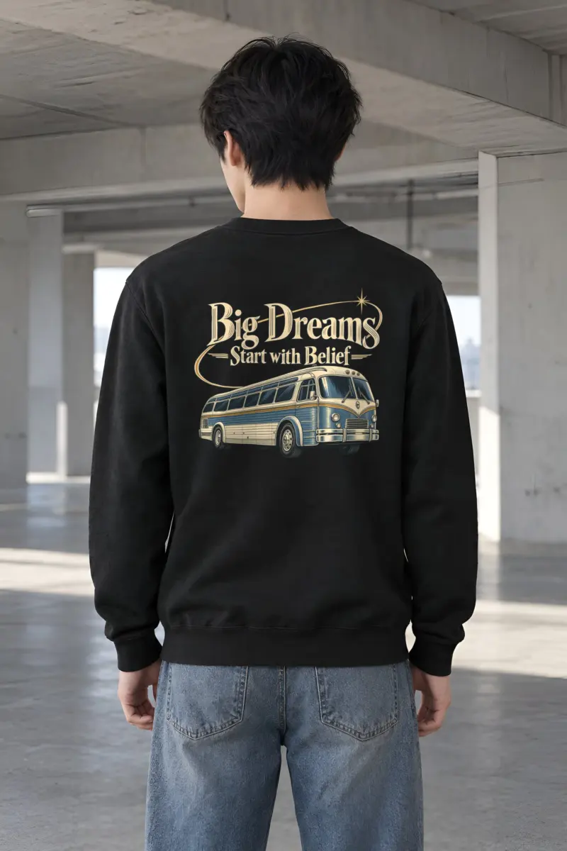 "Big Dreams Start With Belief" Heavy Blend Unisex Crewneck Sweatshirt