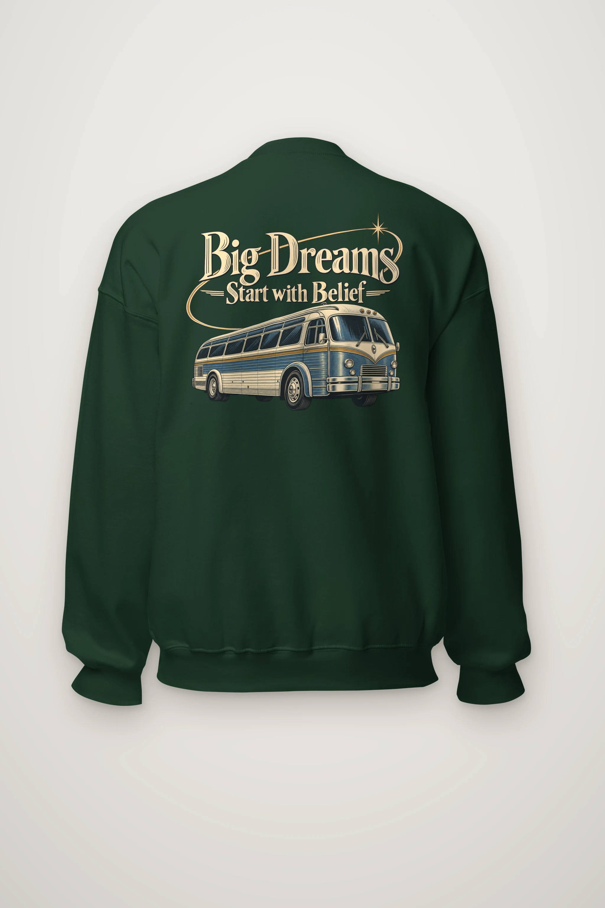 "Big Dreams Start With Belief" Heavy Blend Unisex Crewneck Sweatshirt
