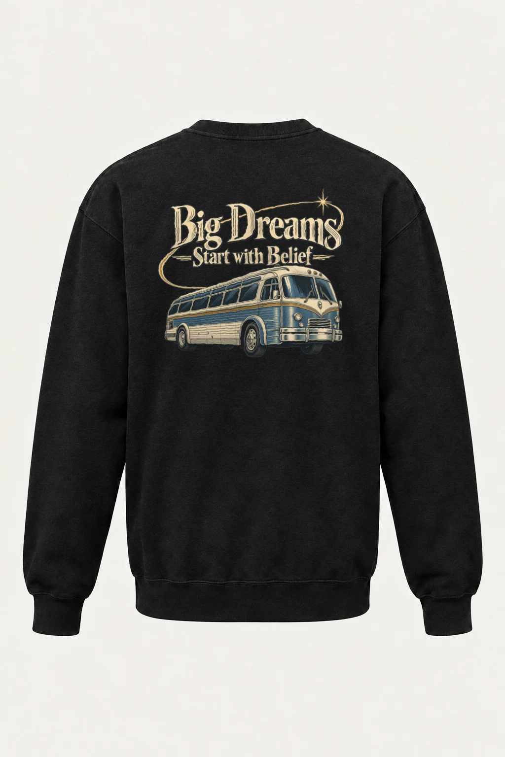 "Big Dreams Start With Belief" Heavy Blend Unisex Crewneck Sweatshirt | Gildan 18000