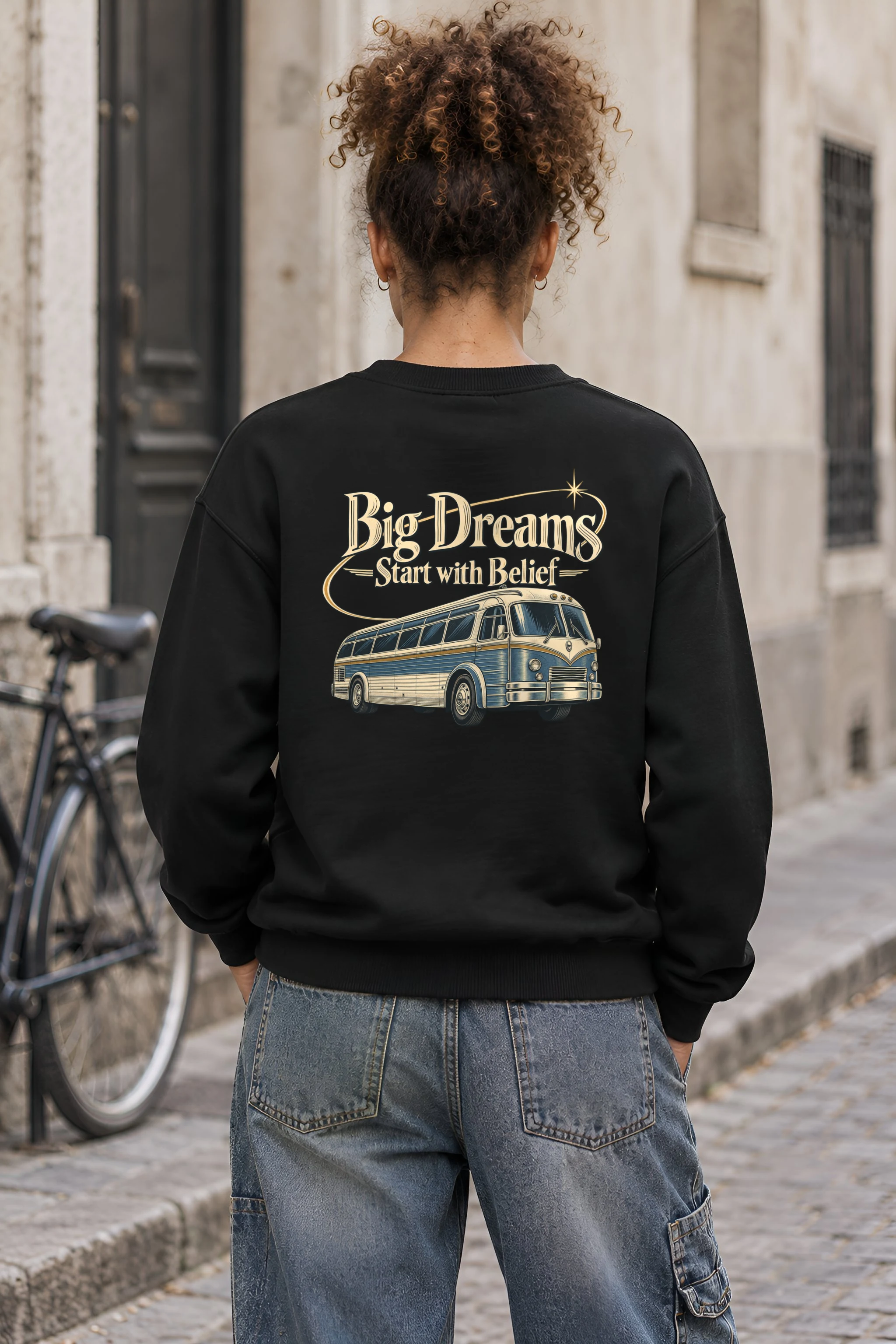 "Big Dreams Start With Belief" 1 Crewneck Sweatshirt