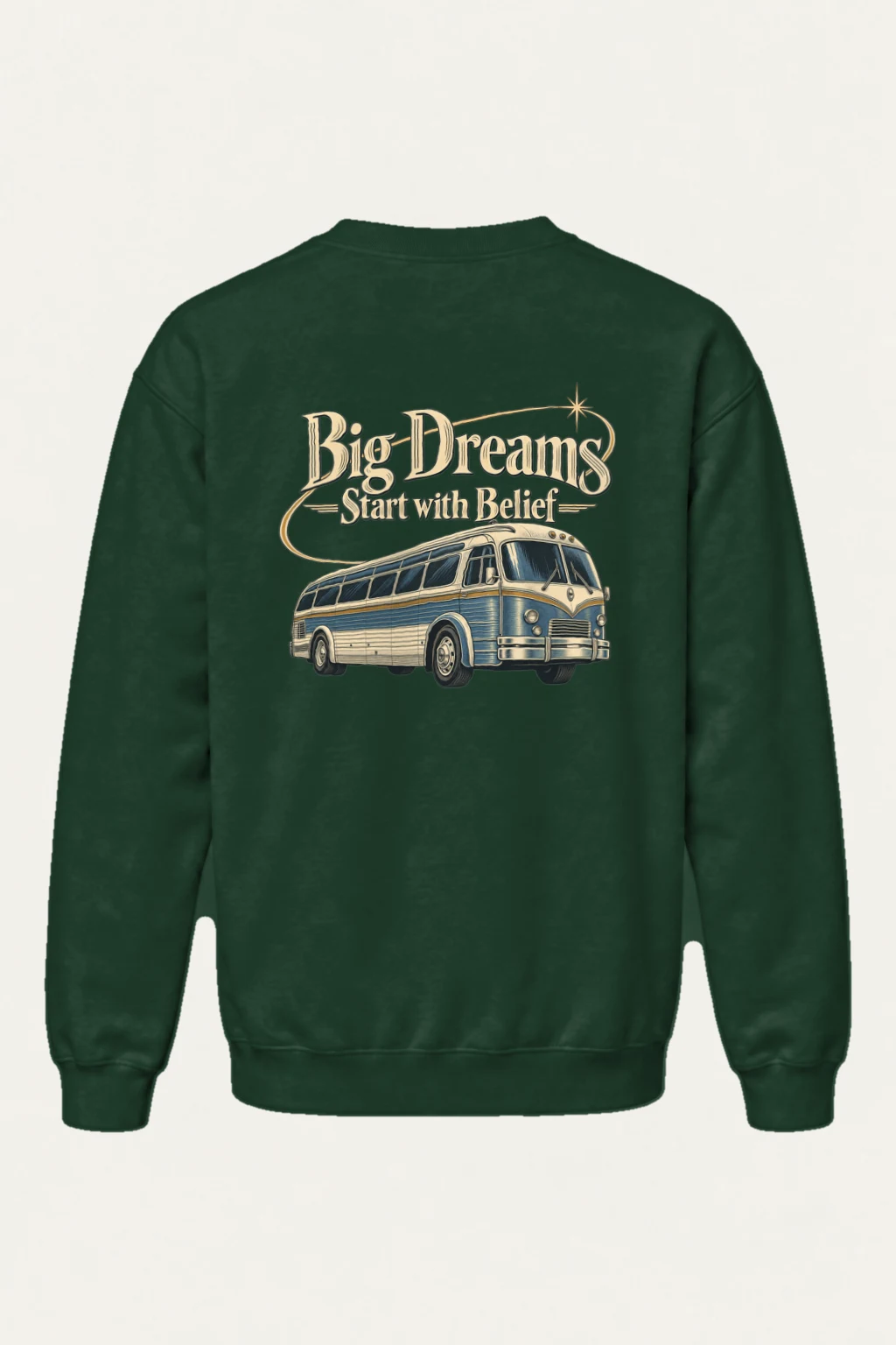 "Big Dreams Start With Belief" Heavy Blend Unisex Crewneck Sweatshirt | Gildan 18000