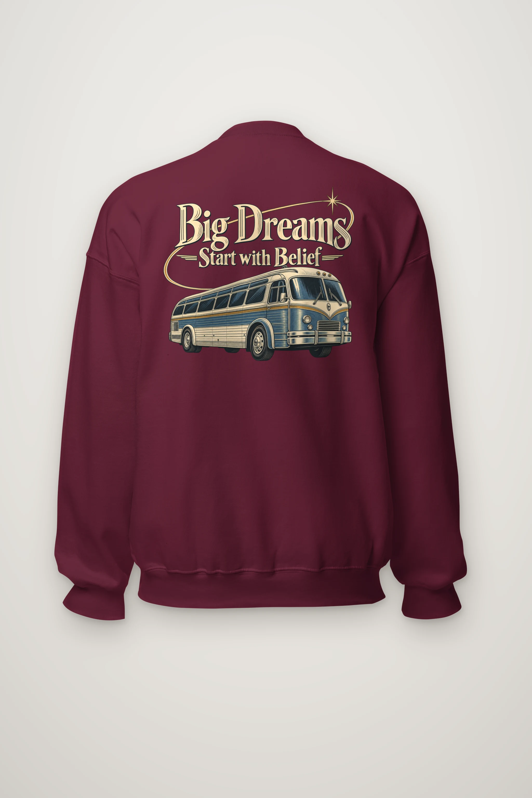 "Big Dreams Start With Belief" Heavy Blend Unisex Crewneck Sweatshirt