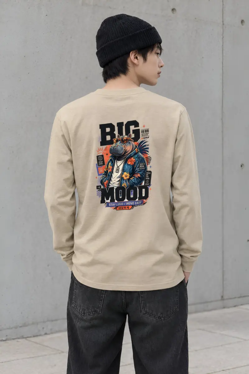 "Big Hippo Mode" Unisex Longsleeve T-shirt