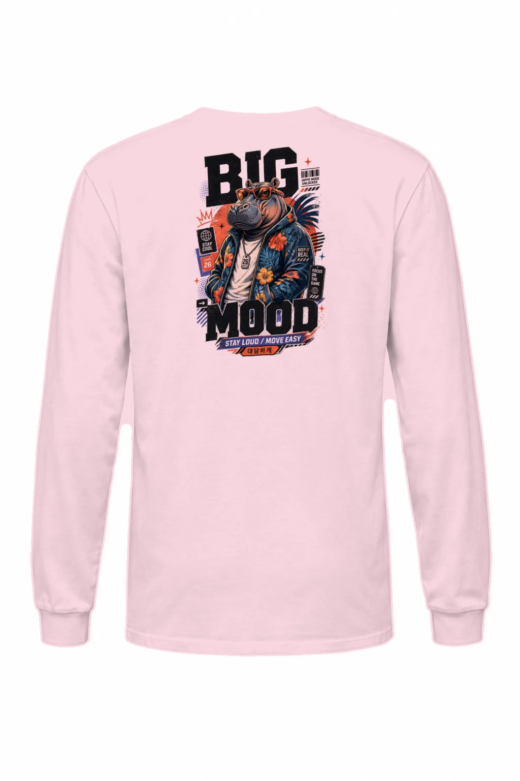 "Big Hippo Mode" Unisex Longsleeve T-shirt | Gildan 2400