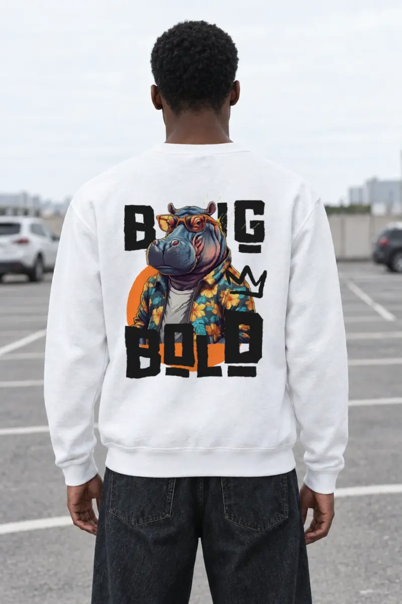 "Big M Blob" Heavy Blend Unisex Crewneck Sweatshirt | Gildan 18000