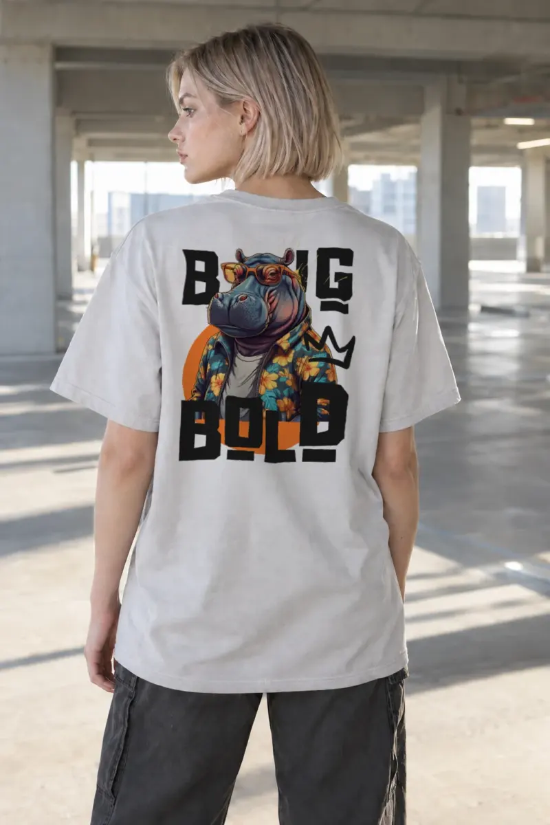 “Big M Blob” Heavyweight Unisex Crewneck T-shirt | Gildan 5000