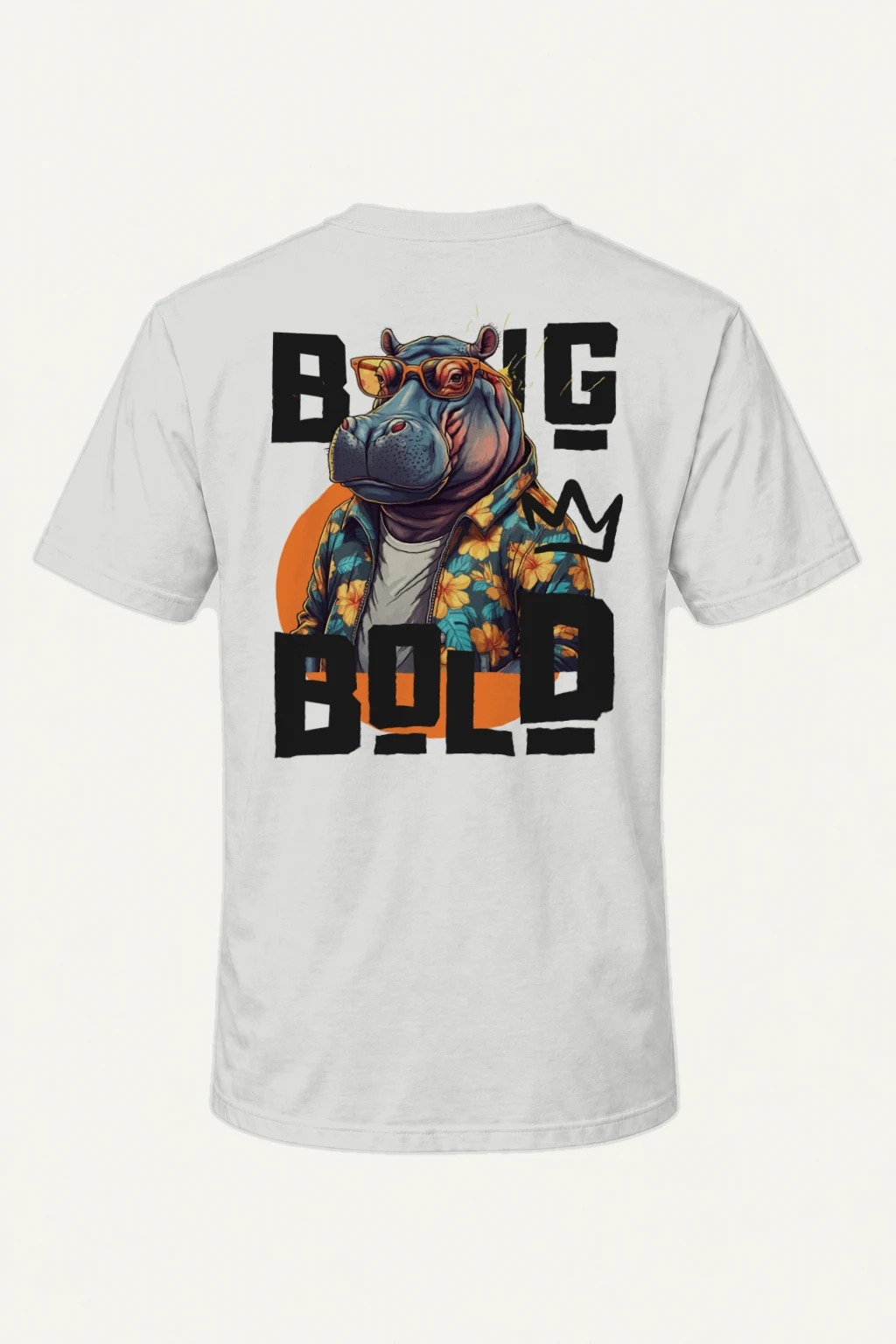 "Big M Blob" Heavyweight Unisex Crewneck T-shirt | Gildan 5000