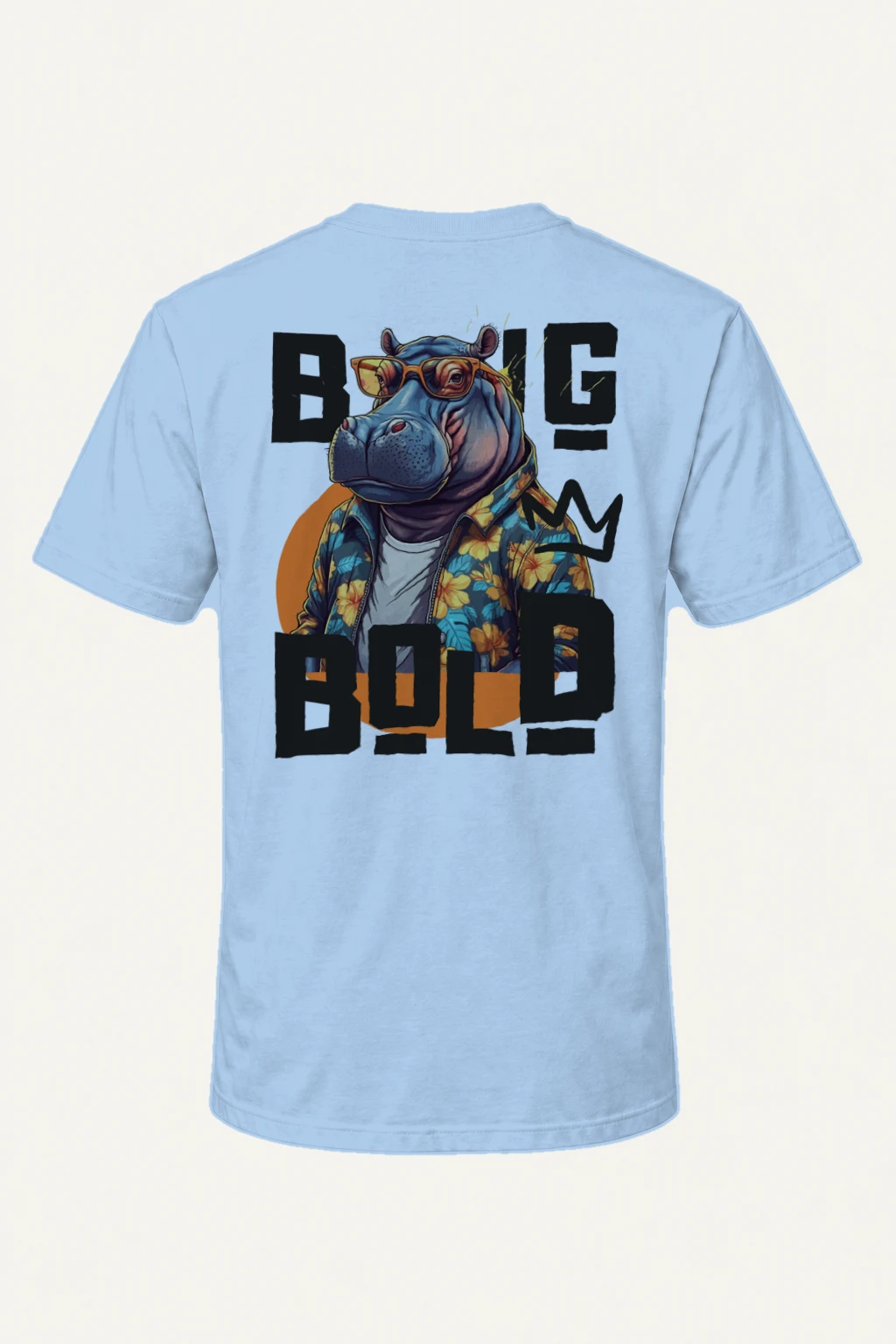 "Big M Blob" Heavyweight Unisex Crewneck T-shirt | Gildan 5000