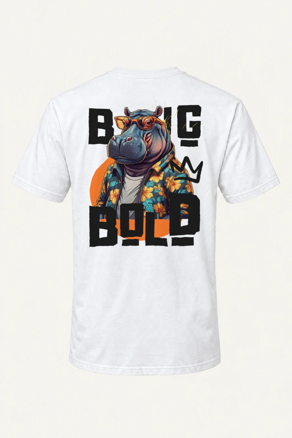 "Big M Blob" Heavyweight Unisex Crewneck T-shirt | Gildan 5000