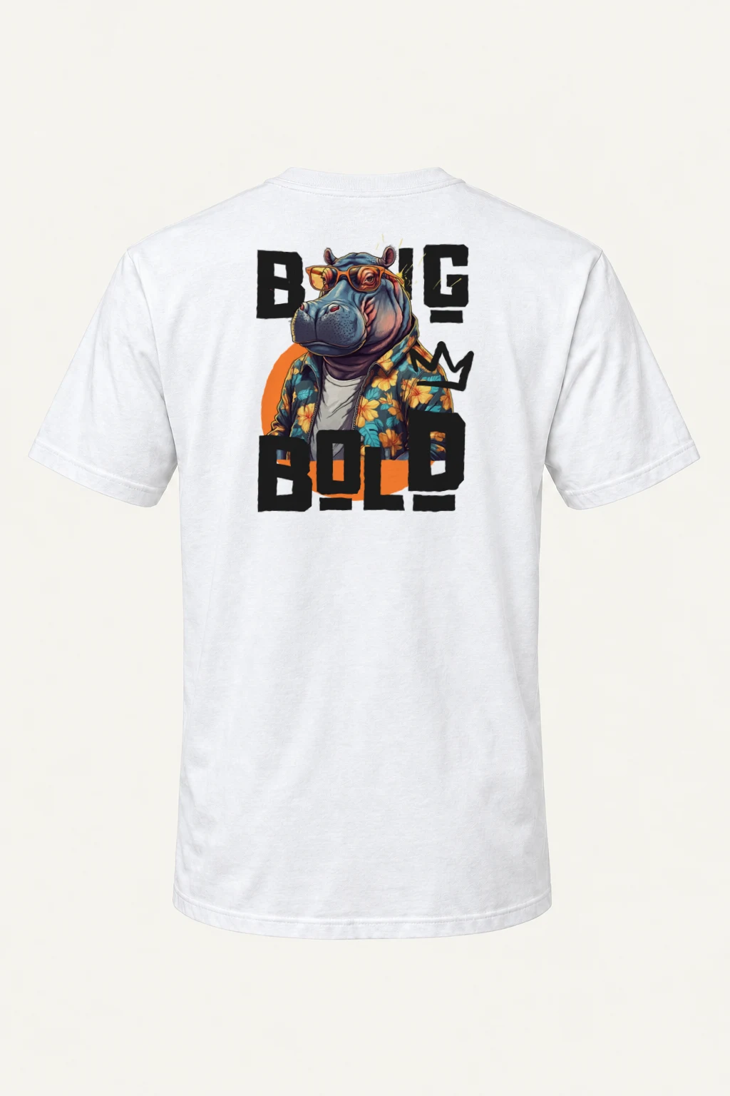 "Big M Blob" Heavyweight Unisex Crewneck T-shirt | Gildan 5000
