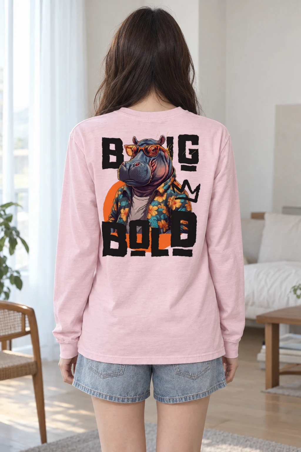 "Big M Blob" Unisex Longsleeve T-shirt | Gildan 2400
