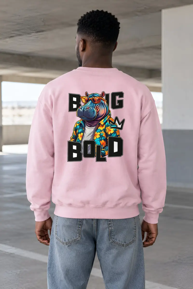 "Big M Bold" Heavy Blend Unisex Crewneck Sweatshirt