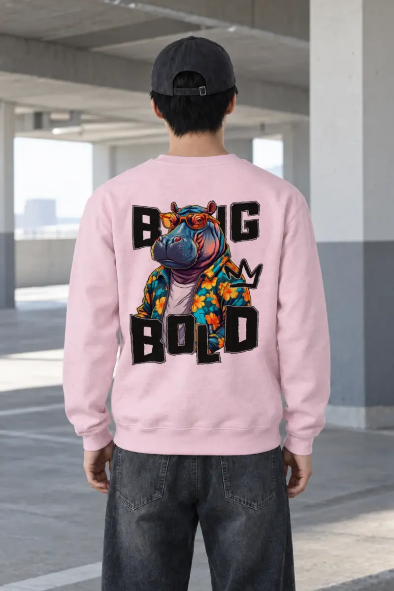 "Big M Bold" Heavy Blend Unisex Crewneck Sweatshirt