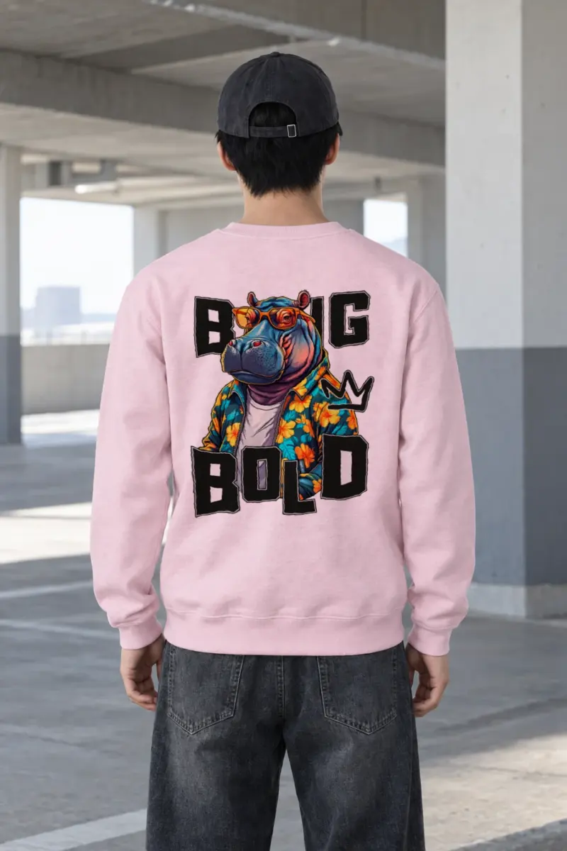 "Big M Bold" Heavy Blend Unisex Crewneck Sweatshirt