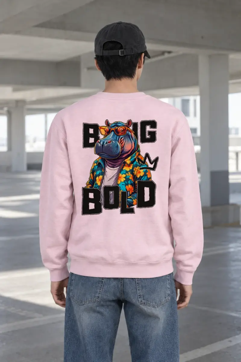 "Big M Bold" Heavy Blend Unisex Crewneck Sweatshirt | Gildan 18000