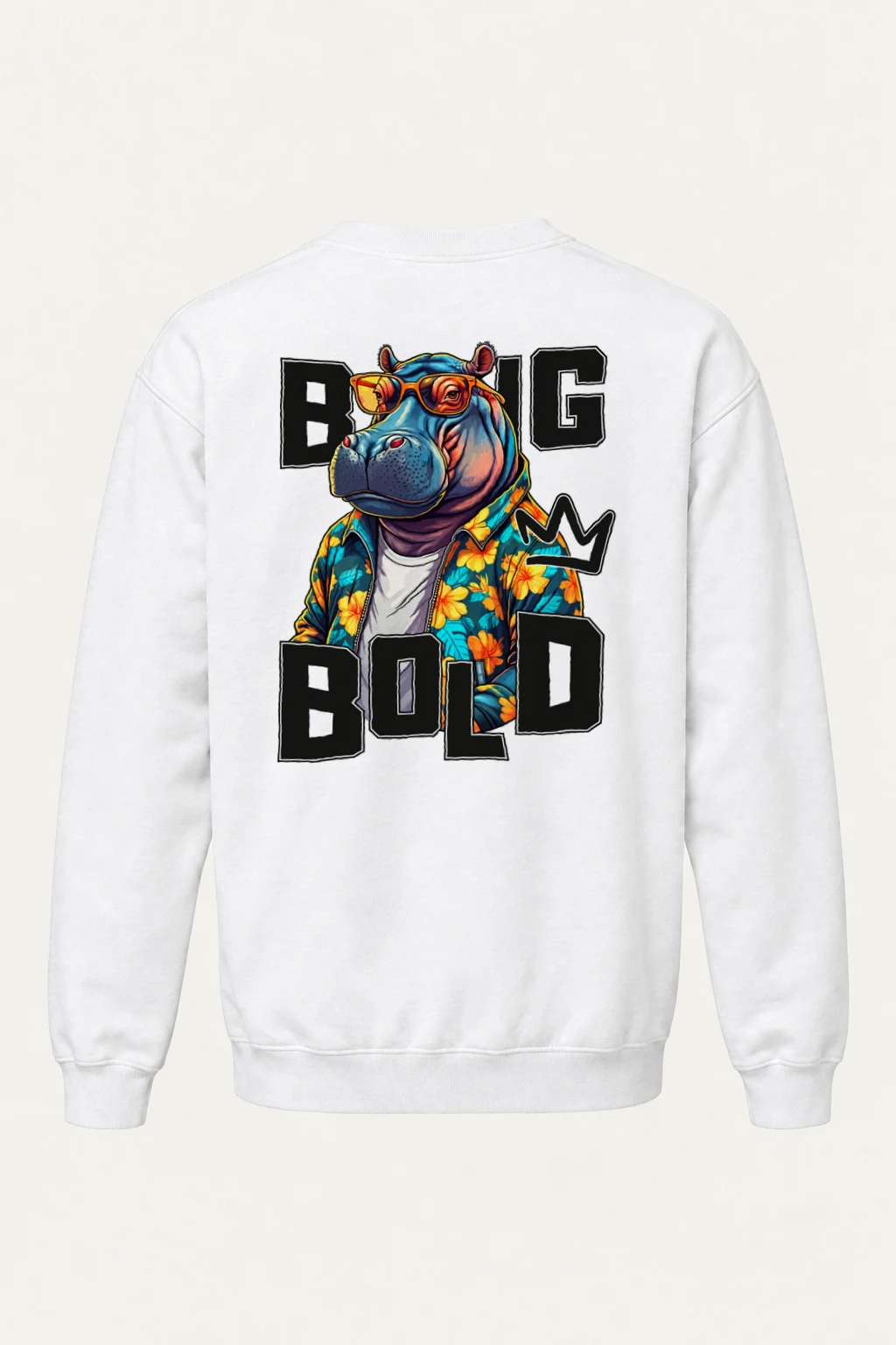 "Big M Bold" Heavy Blend Unisex Crewneck Sweatshirt | Gildan 18000