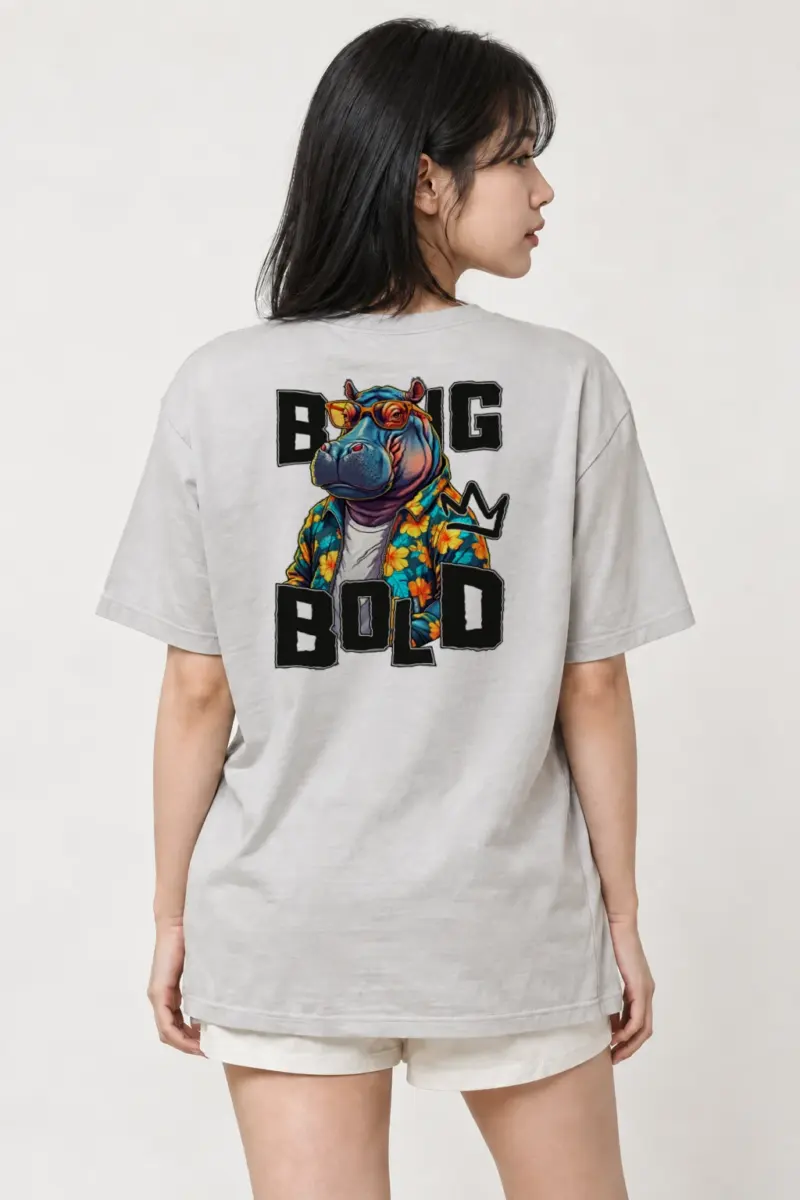 "Big M Bold" Heavyweight Unisex Crewneck T-shirt | Gildan 5000