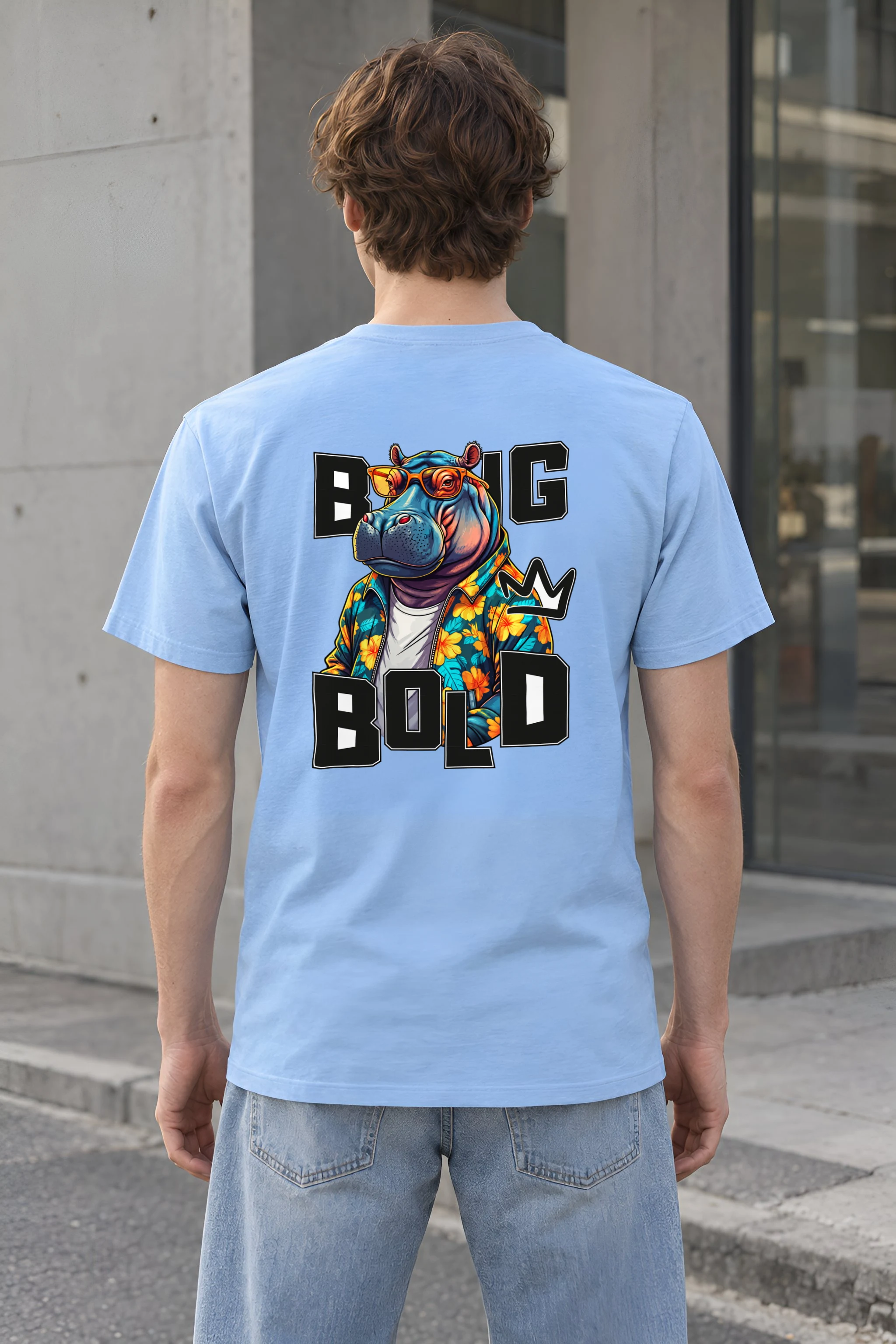 "Big M Bold" Heavyweight Unisex Crewneck T-shirt