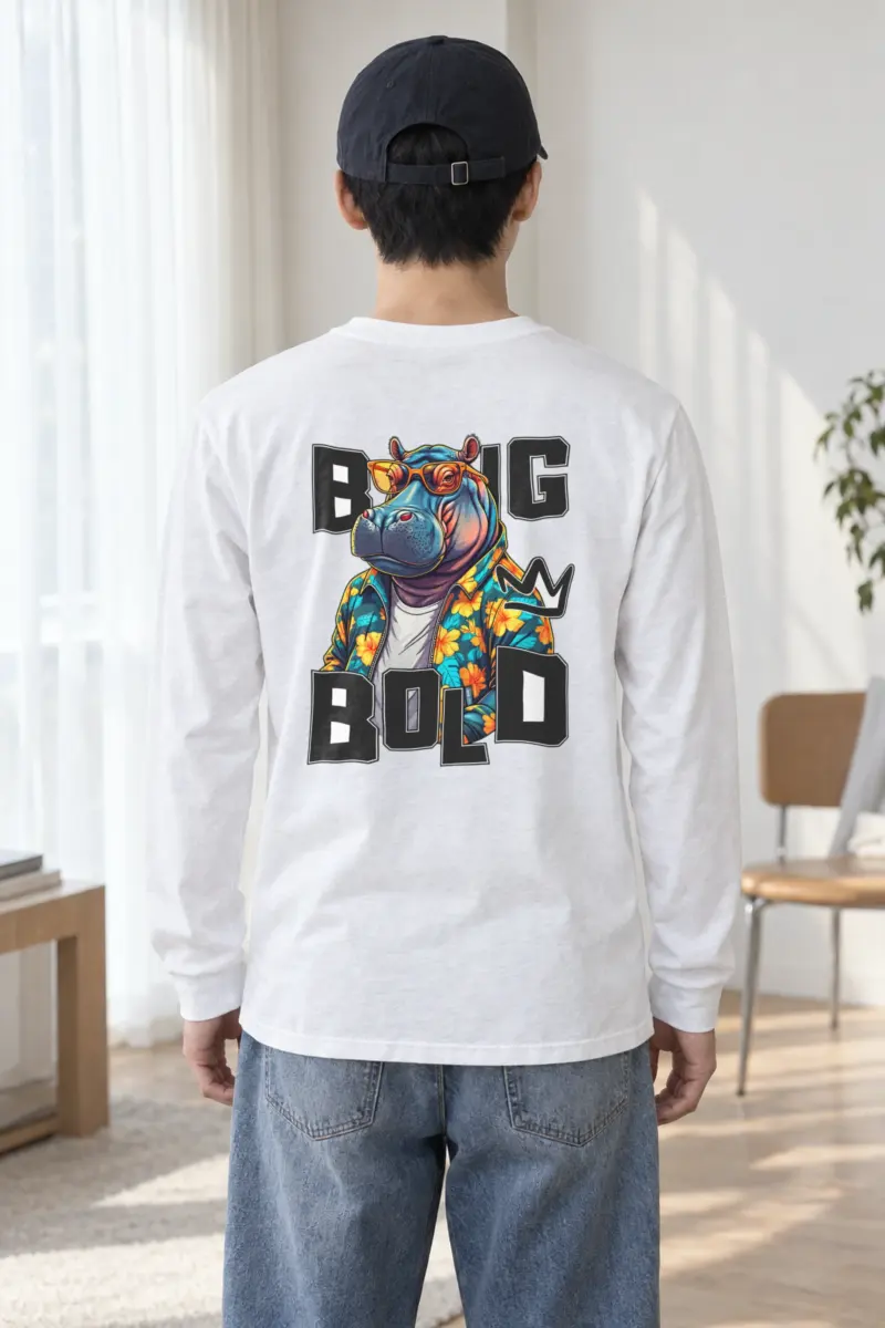 "Big M Bold" Unisex Longsleeve T-shirt