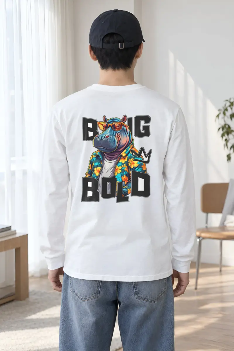 "Big M Bold" Unisex Longsleeve T-shirt