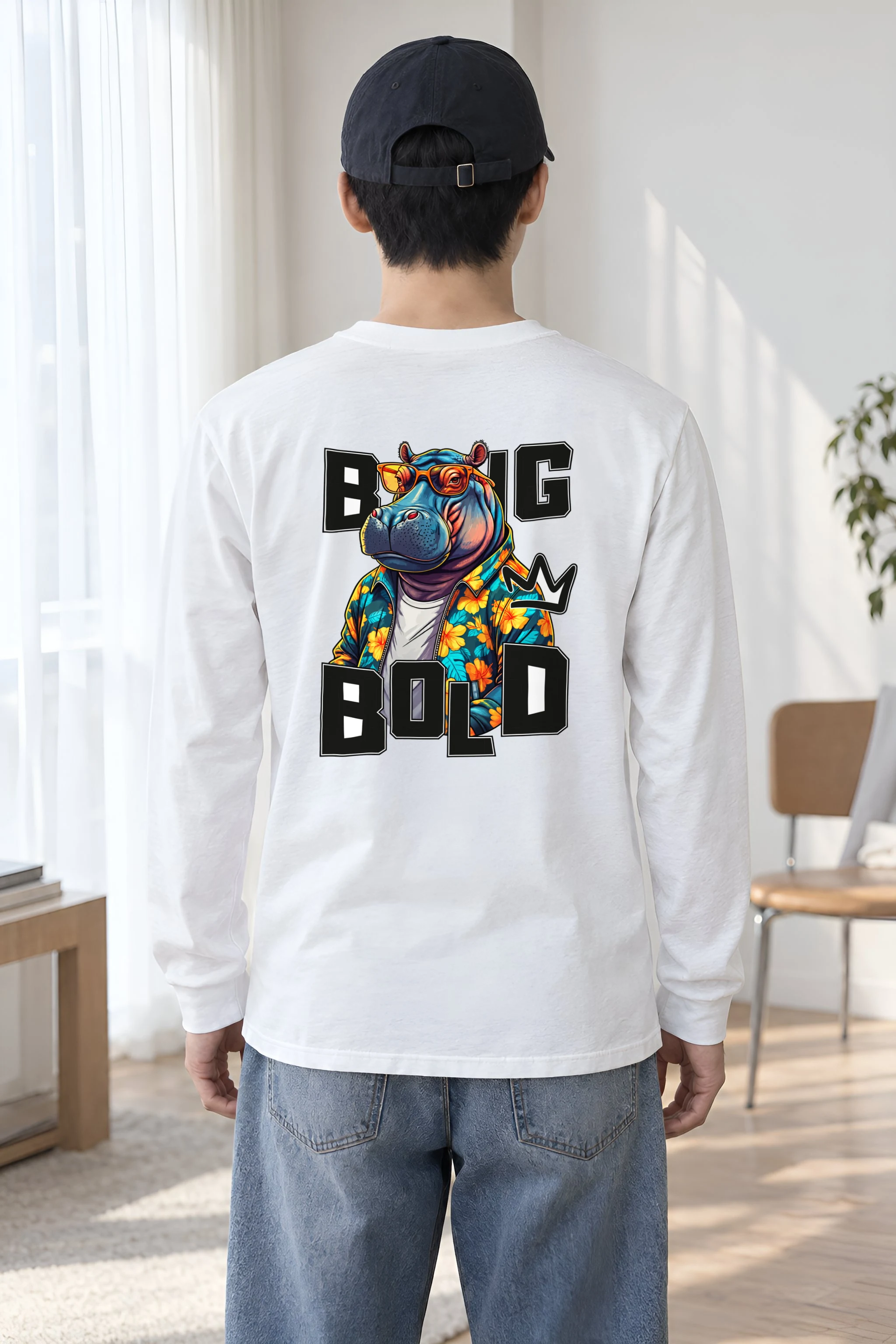 "Big M Bold" Unisex Longsleeve T-shirt